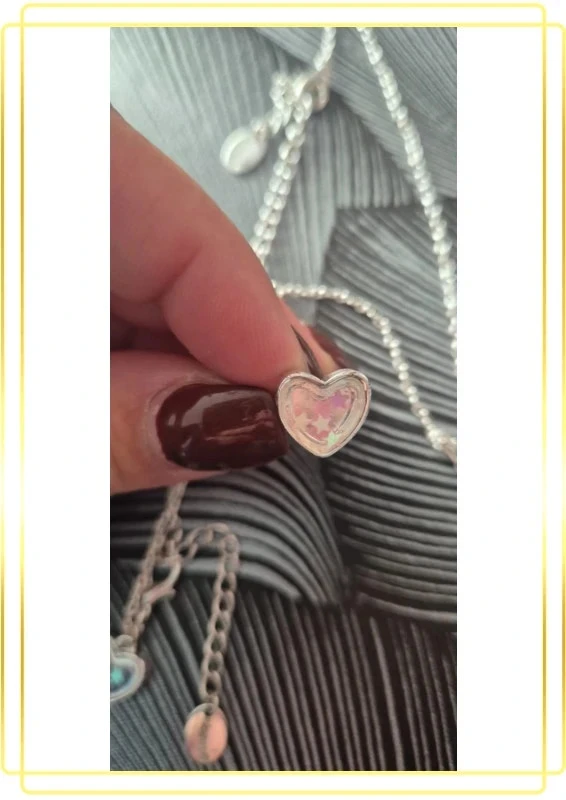 Conjunto de joias com corações – photo 4